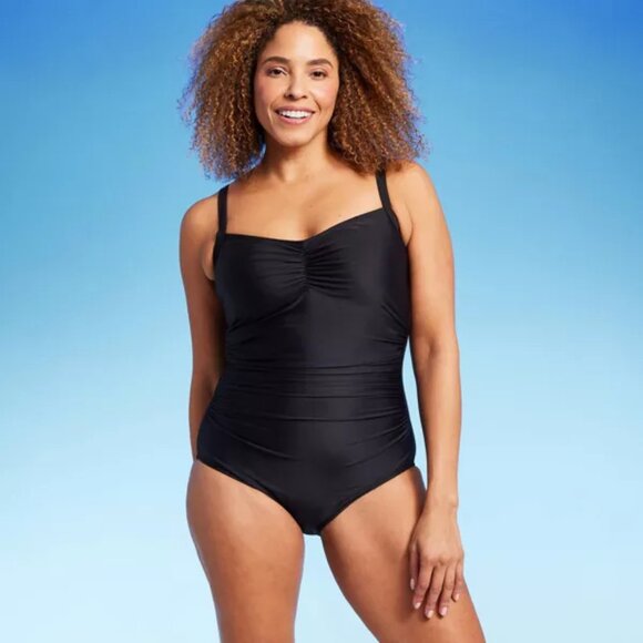 Lands' End Other - NWT Lands' End Women's UPF 50 Full Coverage Tummy Control One Piece Swimsuit - B